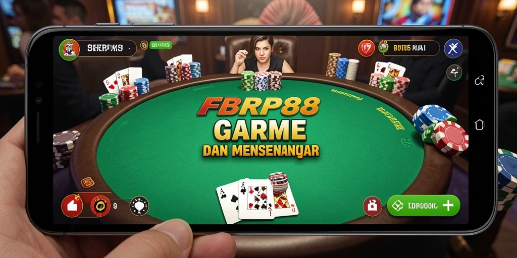 Tampilan screenshot FBRP88 dengan aksi poker yang mendebarkan.