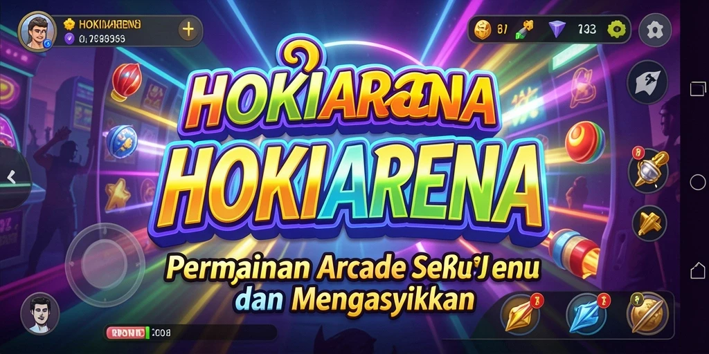Tampilan gameplay HOKIARENA yang seru dan penuh aksi.