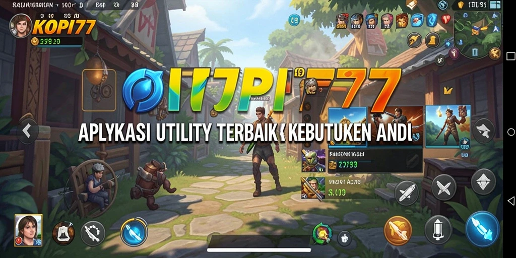 Tampilan antarmuka KOPI77 yang intuitif dan mudah digunakan.